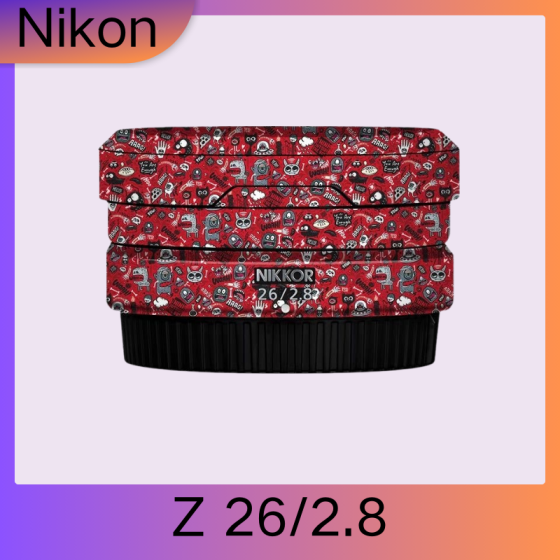Lentes Nikon Z26F2.8  - Pele câmera, adesivo câmera - com alta resistência a arranhões, à prova d'água e com design elegante.